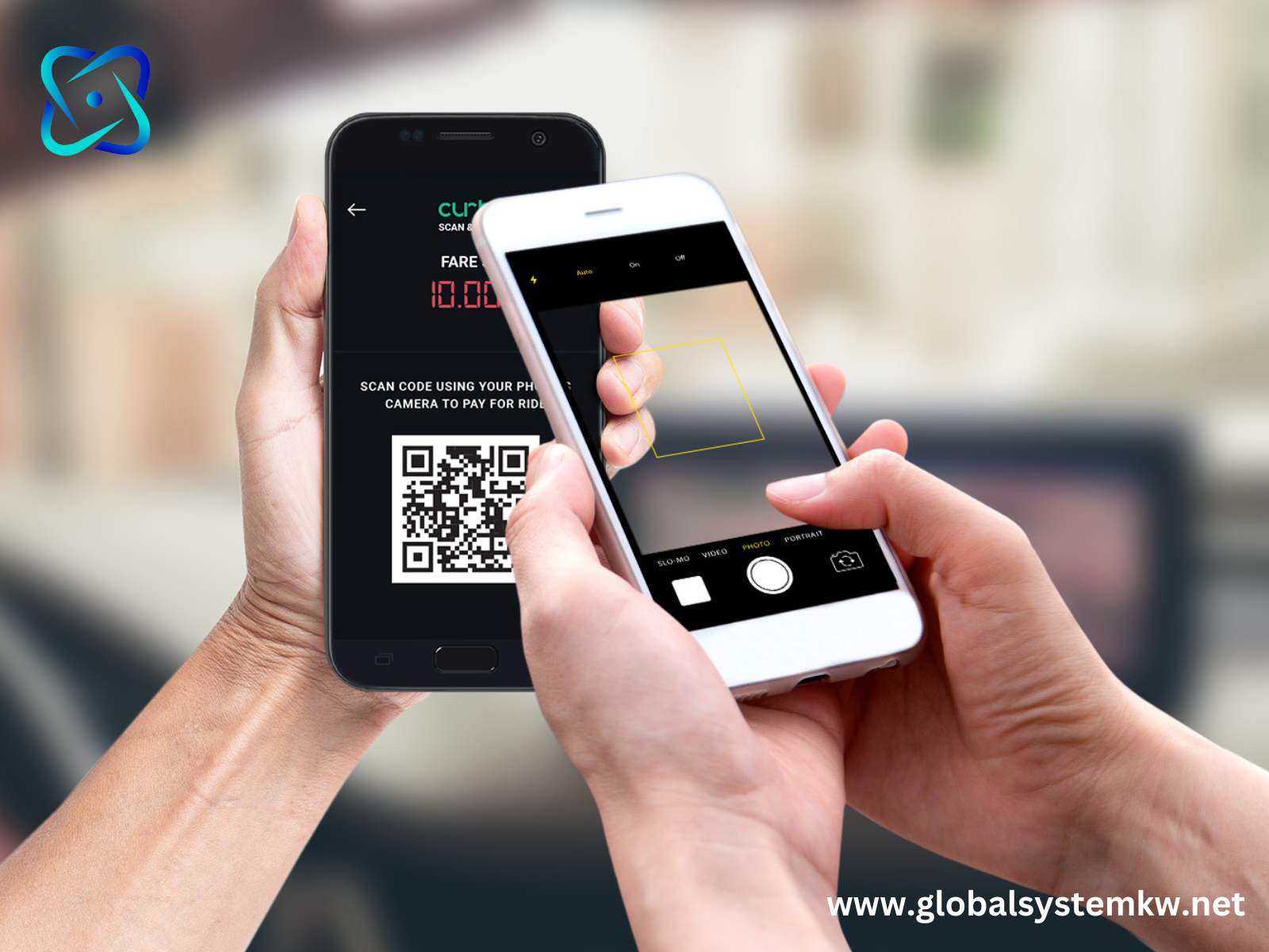 qr code scanning , global solution center kuwait